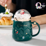 Christmas Mug With Santa Lid TheQuirkyQuest
