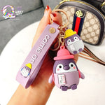 Cute Penguin Keychain With Bagcharm And Strap - The Quirky Quest TheQuirkyQuest