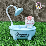 Bathtub Desk Lamp with Pen Stand & Sharpener TheQuirkyQuest