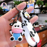 Cute Cow Keychain - The Quirky Quest TheQuirkyQuest
