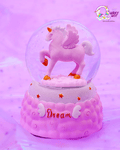 Unicorn Snow Globe - Dreams Come True TheQuirkyQuest