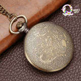 PUBG Pocket Watch - Quartz Keychain TheQuirkyQuest