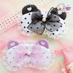 Cutest Polka Dots and Satin Ribbon Eye Mask (With Cooling Gel Inside) TheQuirkyQuest