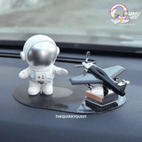 Helicopter Auto Rotating Alloy Solar Car Air Freshener - The Quirky Quest TheQuirkyQuest