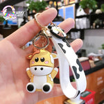 Cute Cow Keychain - The Quirky Quest TheQuirkyQuest