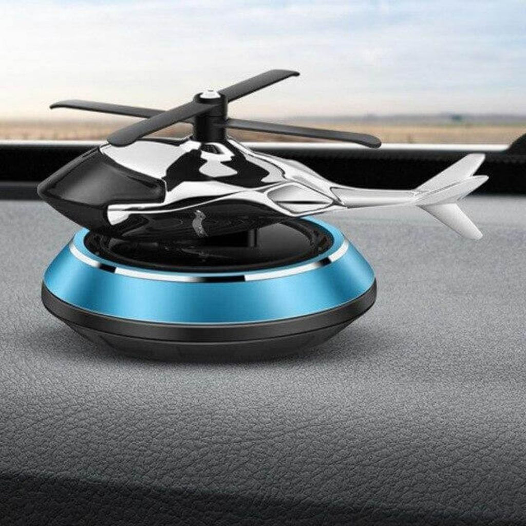 Solar Helicopter Car Air Freshener Aromatherapy