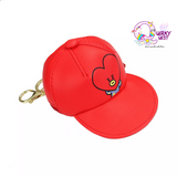 BT21 Keychain for Women - Cap Shaped  (Coin Purse/ Wallet) TheQuirkyQuest