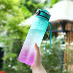 Motivational Fitness Bottle (1 Litre) with Time Marker TheQuirkyQuest