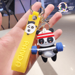 Stylish Panda Keychain With Bagcharm And Strap - The Quirky Quest TheQuirkyQuest