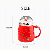 Christmas Mug With Santa Lid TheQuirkyQuest