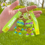 Ninja Turtles 3D Keychain + Strap + Bagcharm - The Quirky Quest TheQuirkyQuest
