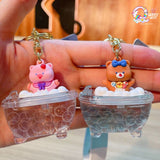 Cool Animal Keychains with Bubble Bathtub - The Quirky Quest TheQuirkyQuest