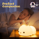 Cute Bunny Silicone Touch Lamp (Remote Controlled) TheQuirkyQuest