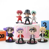 BTS Tiny Tan Figure With Keychain - Set Of 7 TheQuirkyQuest