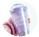 Cute Shimmer Sipper with Straw TheQuirkyQuest