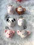 Cute Animal Squishy Keychains Stress Buster (With Pop Out Bubble Inside) TheQuirkyQuest