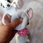 Cute Animal Squishy Keychains Stress Buster (With Pop Out Bubble Inside) TheQuirkyQuest