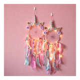 3D Unicorn Colorful Dream Catcher with LED TheQuirkyQuest